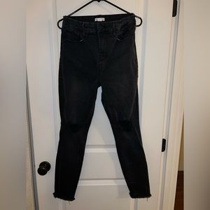 GOOD AMERICAN "Good Waist" Black Jeans GWFHTH616T